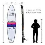 WOWSEA 10'6"/323cm Quest Q1 Inflatable Stand Up Paddle Board Yoga