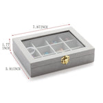 Jewelry Box Display Tray Inserts 12 Grids Jewelry Storage Case Tray - www.wowseastore.com