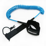 Coil Ankle Leash With Key Pocket