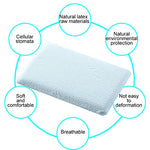 Ventilated Antibacterial Natural Latex Foam Baby Pillow for Baby Child - www.wowseastore.com