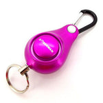 Resilience Retractable Rope Key Ring Anti-lost Alarm(Purple) - www.wowseastore.com