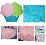 Hexagonal princess tents cushions plush mats for Children - www.wowseastore.com