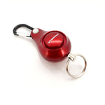 Resilience Retractable Rope Key Ring Anti-lost Alarm(Red) - www.wowseastore.com