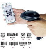 2D QR Barcode Scanner Handheld with USB Cable - www.wowseastore.com