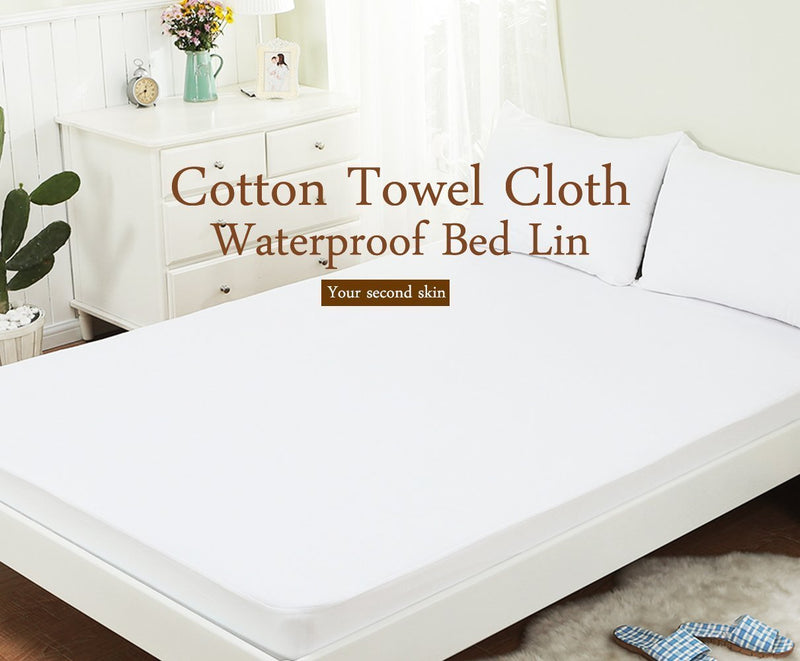 Waterproof Bed Bug Proof Box Bed Encasement Protector Bed Mattress Cover White - www.wowseastore.com
