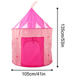 Princess Castle Play Tent with Glow in the Dark Stars - www.wowseastore.com