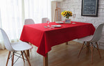 High Class Canvas Tablecloth,Daily Life Use or Christmas Festival Decoration Tablecover 55x86.6" - www.wowseastore.com