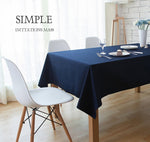 High Class Canvas Tablecloth,Daily Life Use or Christmas Festival Decoration Tablecover 55x86.6" - www.wowseastore.com