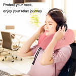U Shaped Memory Foam Travel Pillow Best Neck Support - www.wowseastore.com