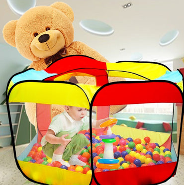 Ball Pit Play Tent for Kids 6-sided Playhouse for Children - www.wowseastore.com