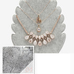 Top Grade Suede Pendant Necklace Tray Jewelry Accessories Display Case Show Shelf - www.wowseastore.com
