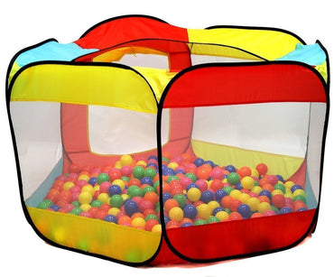 Ball Pit Play Tent for Kids - 6-sided Playhouse for Children Indoor or Outdoor Tent - www.wowseastore.com
