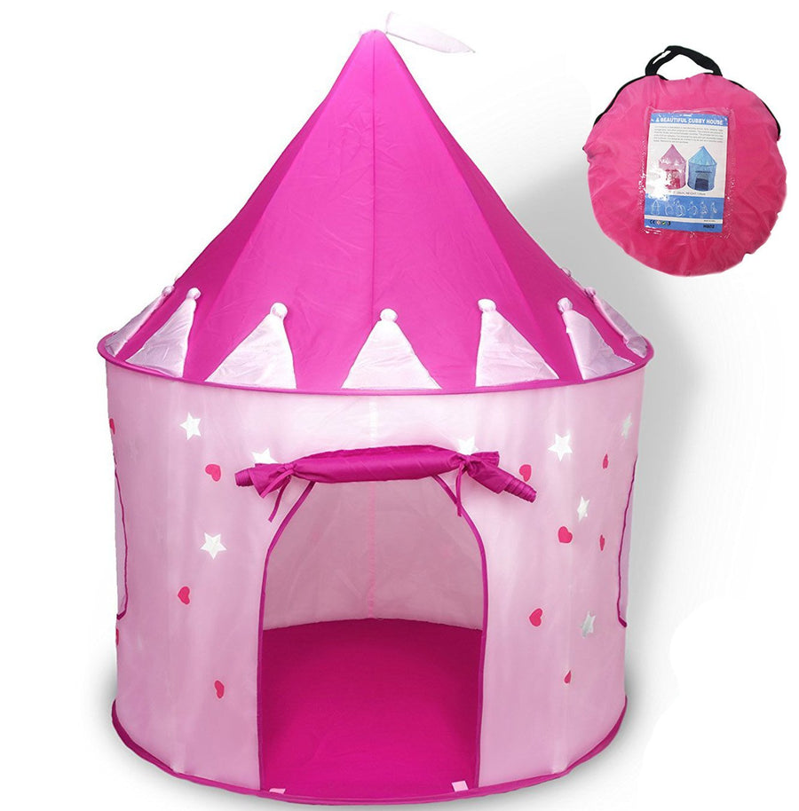 Princess Castle Play Tent with Glow in the Dark Stars - www.wowseastore.com