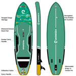 WOWSEA 10'2"/311cm Nature N1 Paddle Board Package